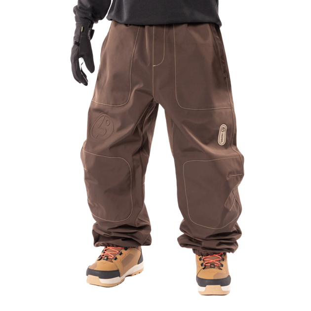 HOWL PUBLIC × HOWL PANT Howl x Public Brown 10K Snowboard Pants 2025 | Zumiez