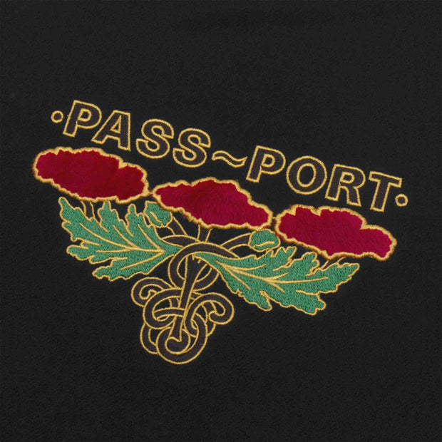 Passport Emblem Applique Sweater