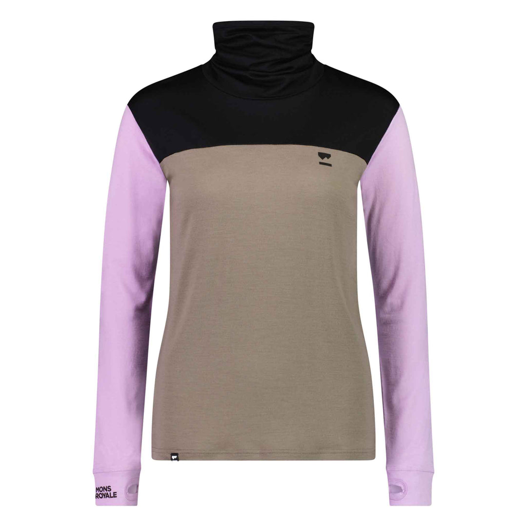 Mons Royale Yotei BF High Neck Womens Top