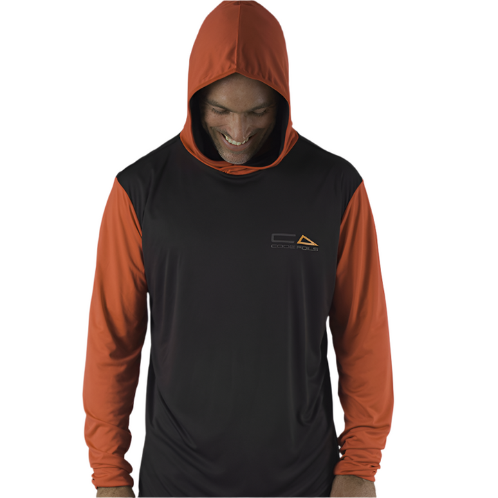 Code Foils Hooded LS Sun Tee