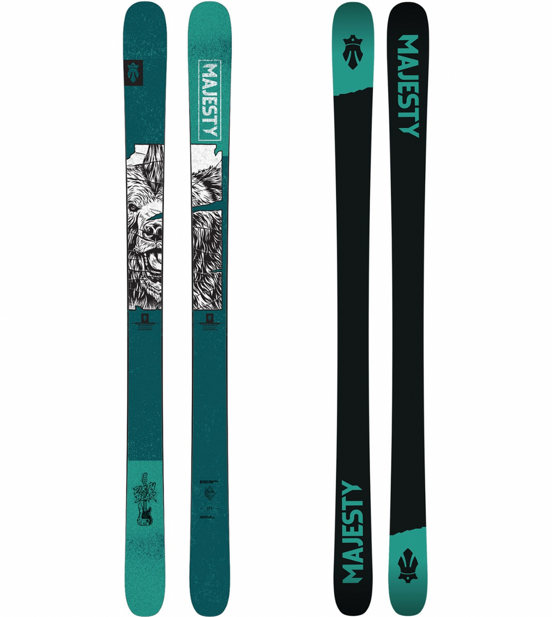 MAJESTY DIRTY BEAR PRO 166cm フリースキー　板 Majesty マジェスティ スキー板 Dirty Bear PRO 板単品 24-25 モデル