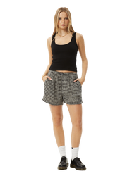 Afends Asta Seersucker Womens Boxer Short