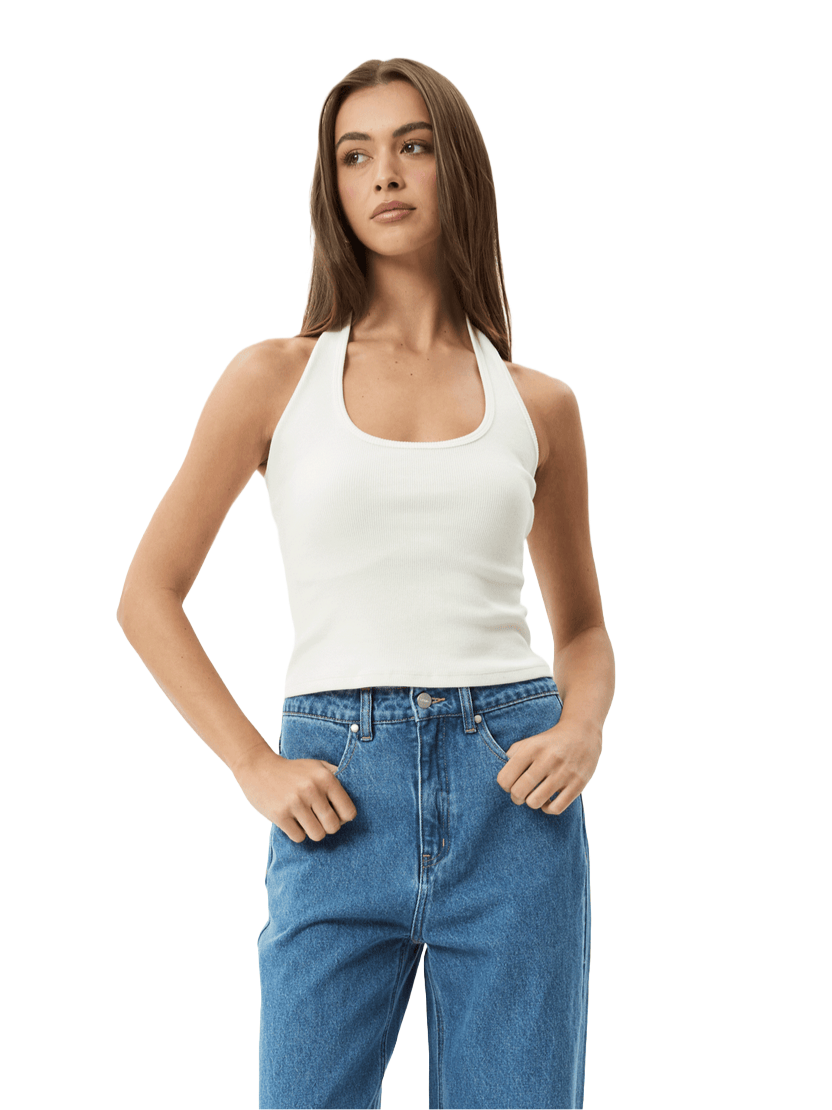 Afends Basis Rib Womens Halter