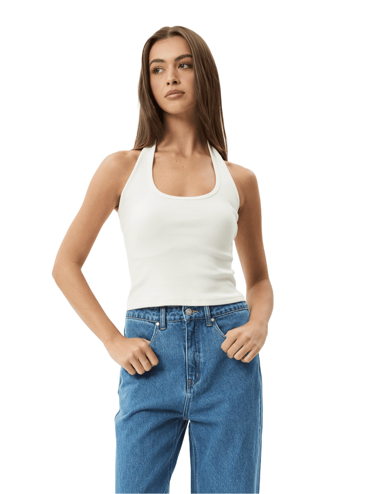 Afends Basis Rib Womens Halter