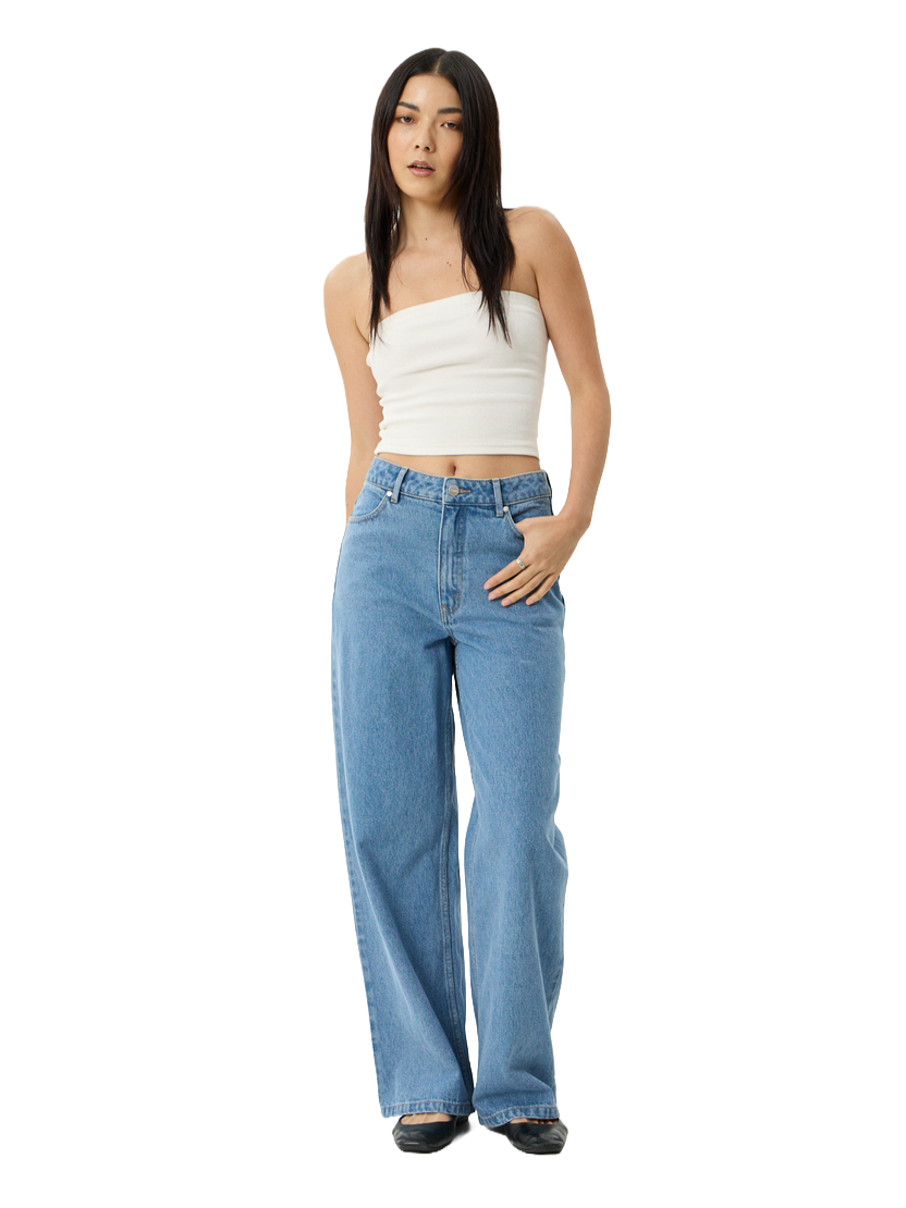 Afends Bella Wide Leg Baggy Womens Jeans