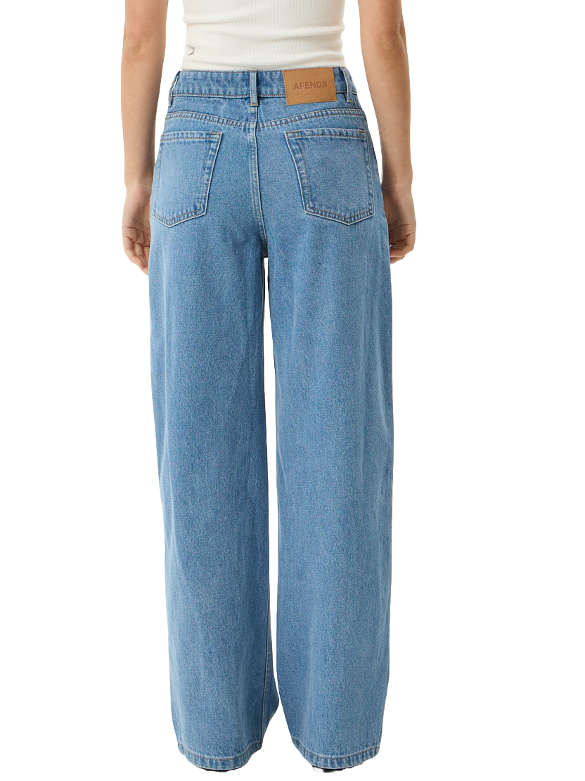 Afends Bella Wide Leg Baggy Womens Jeans