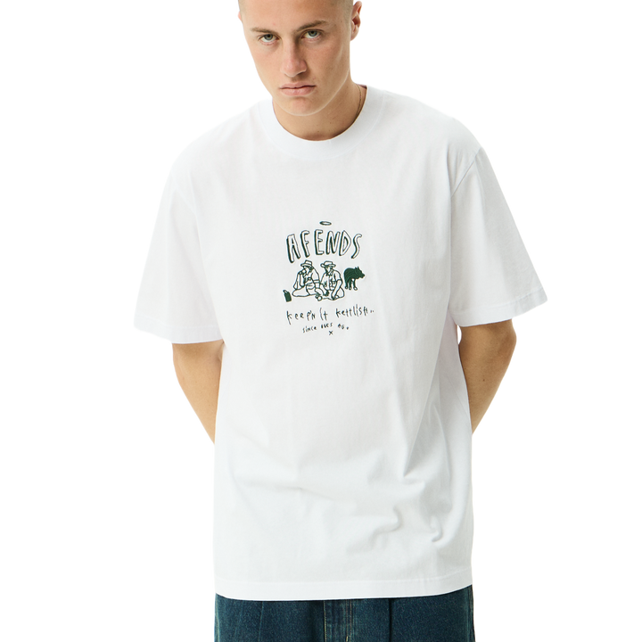 Afends Camp Fire Boxy Tee