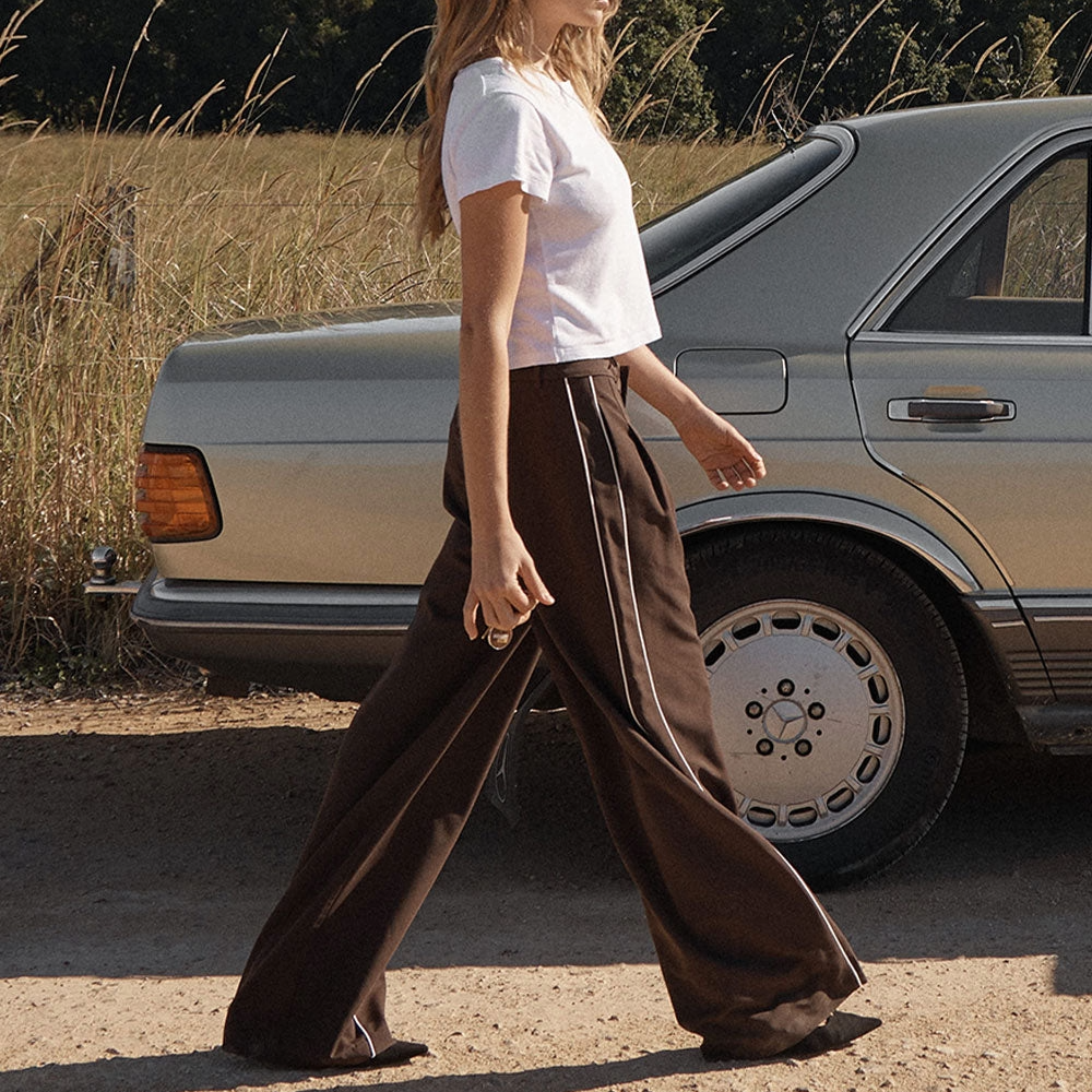 Afends Dita Low Rise Womens Pants