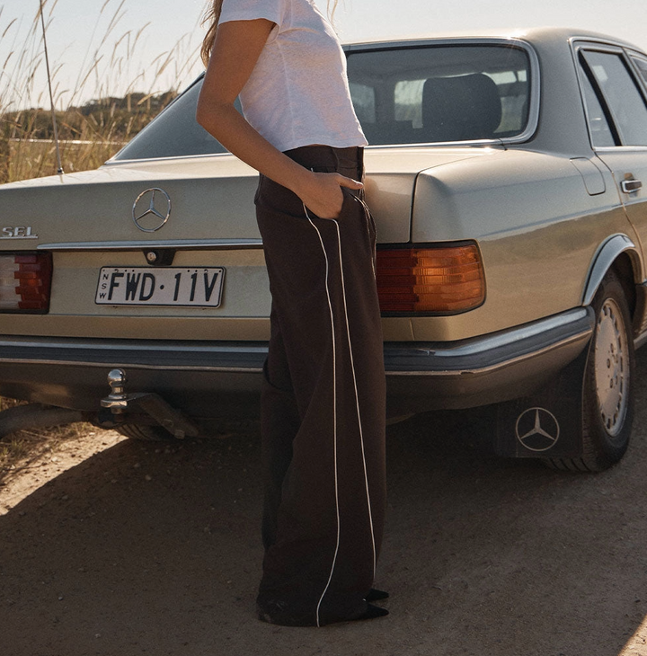 Afends Dita Low Rise Womens Pants