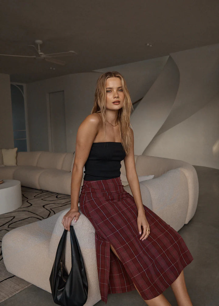 Afends Eboni Midi Skirt