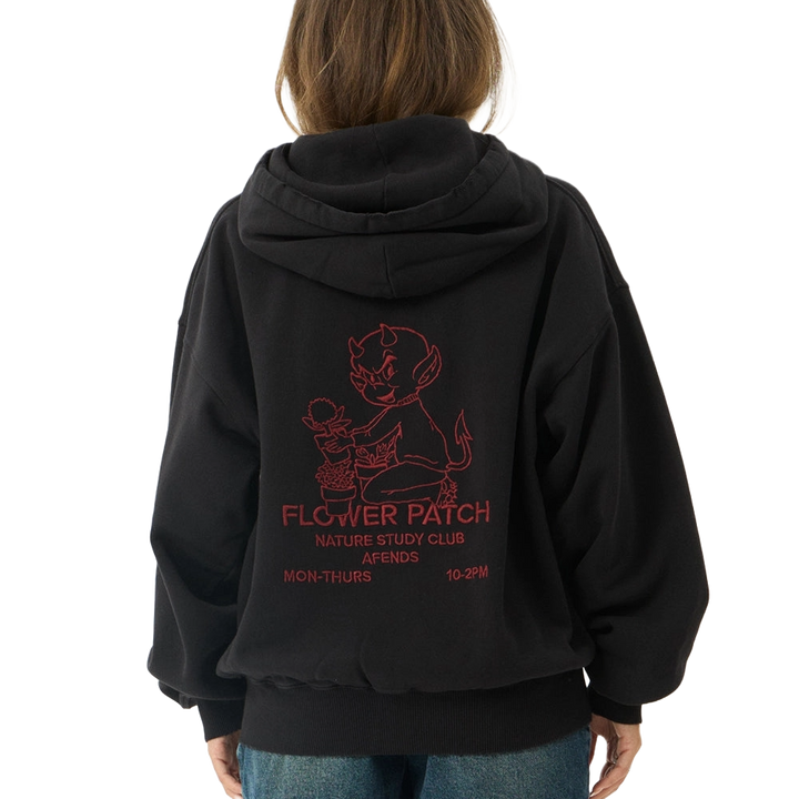 Afends Flower Patch Boxy Zip Hoodie