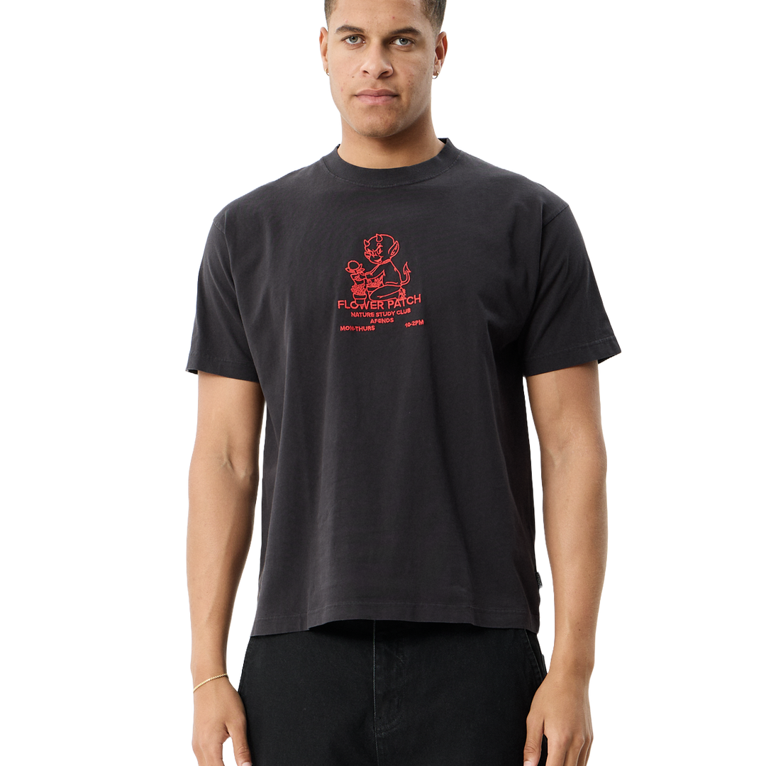 Afends Flower Patch Heavyweight Boxy Tee