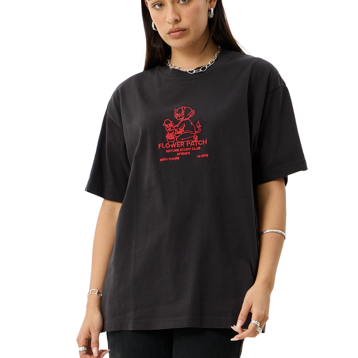 Afends Flower Patch Heavyweight Boxy Tee