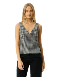 Afends Giselle Asta Seersucker Womens Top