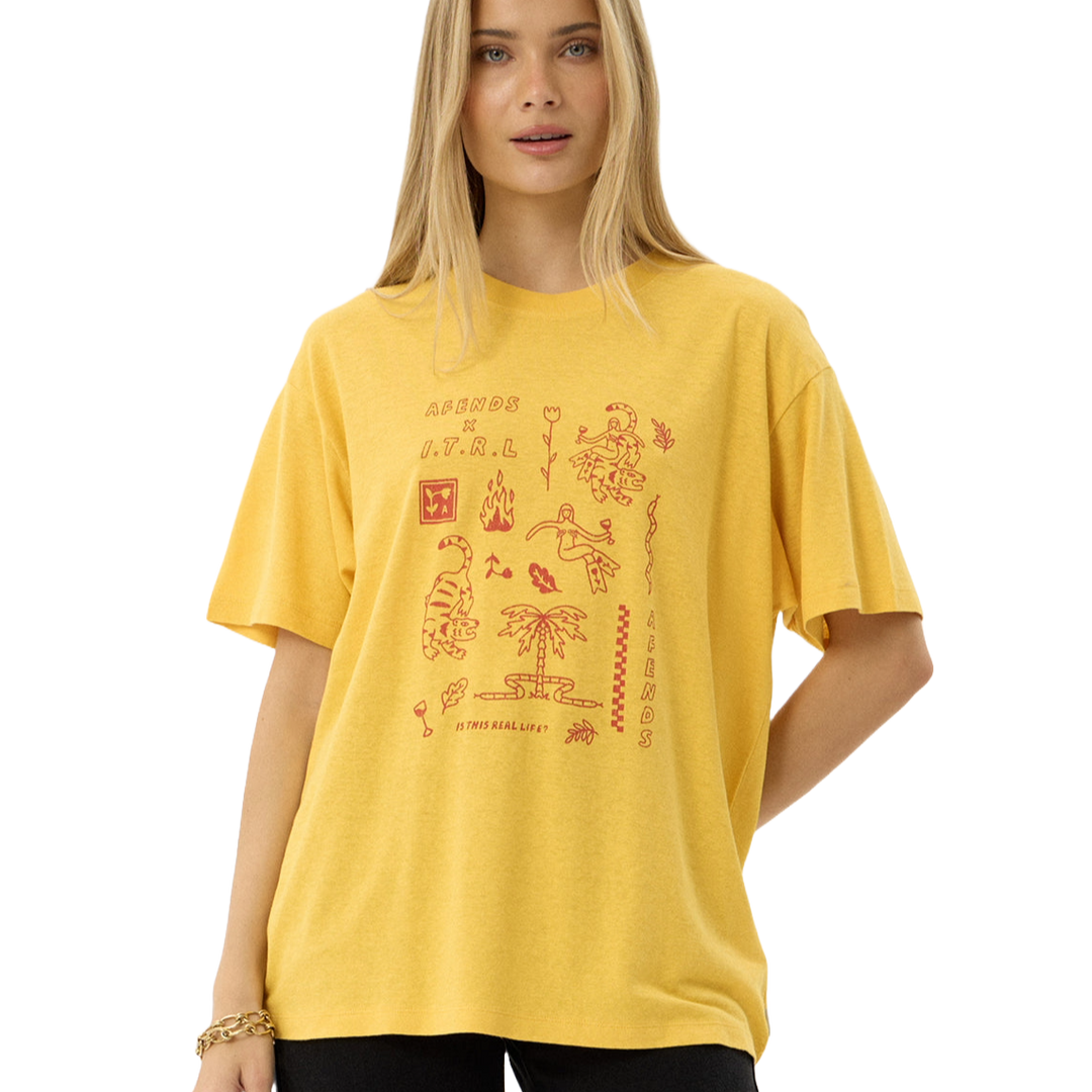 Afends Holly Oversized Womens Tee