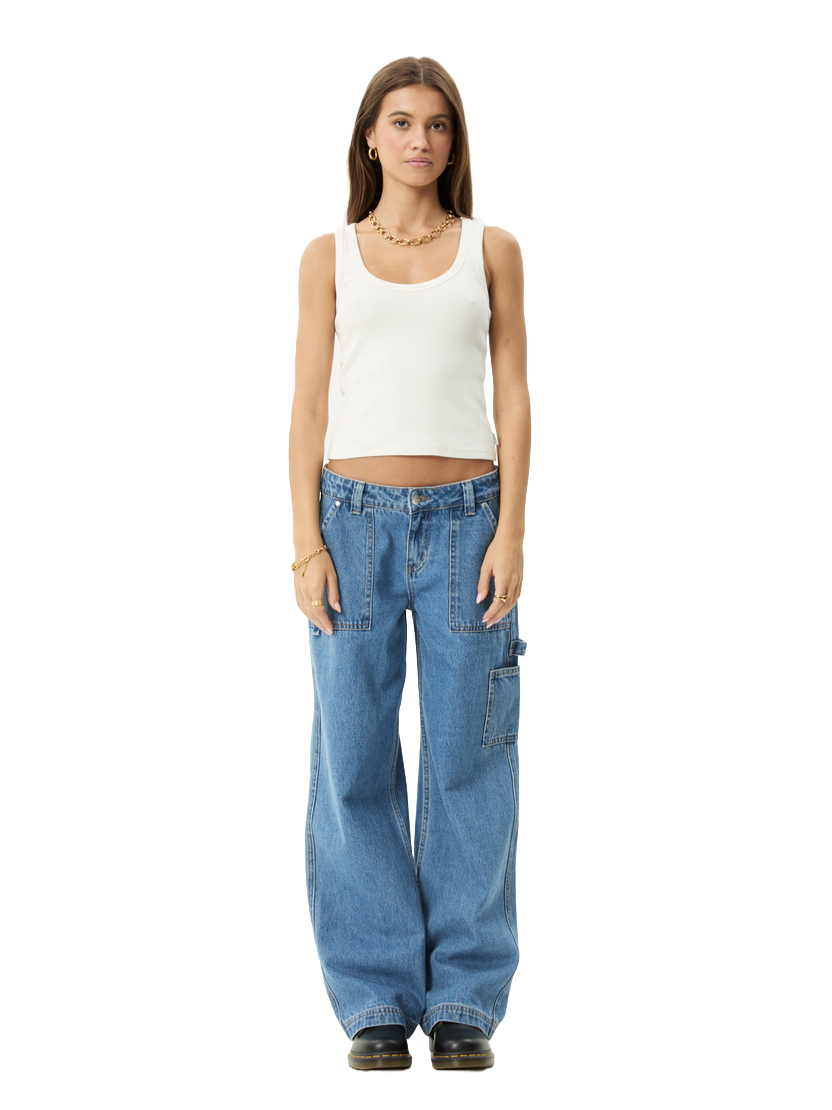 Afends Layden Rib Womens Singlet