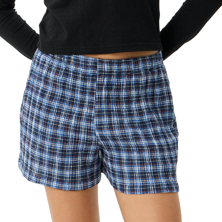 Afends Mountains Seersucker Womens Shorts