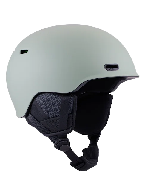 anon oslo wavecel ski & snowboard helmet Helmet, Soft Sage / Round Fit / L Polartec Power Grid fleece on liner and ear pads is low pile pill resistant and moisture Anon Oslo Wavecel Snowboard Helmet