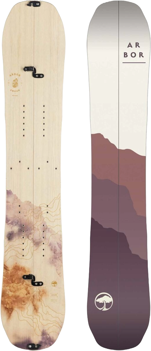 Arbor Swoon Camber 2023 Womens Splitboard incl. skins
