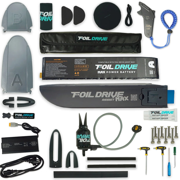 Foil Drive Assist Max Base Kit (20cm, V2 Motor, Max Battery)