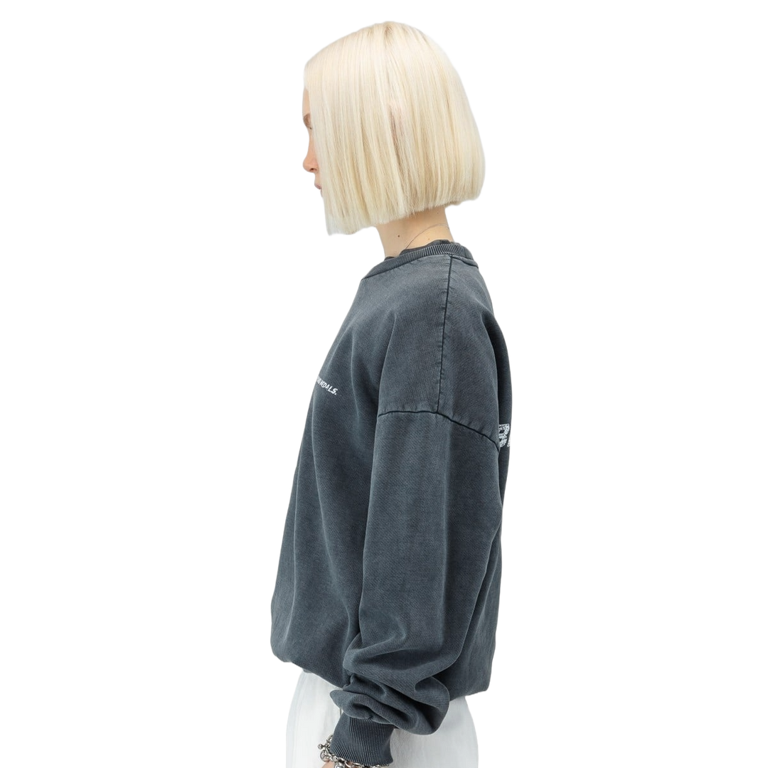 Beyond Medals Distressed Logo Crewneck