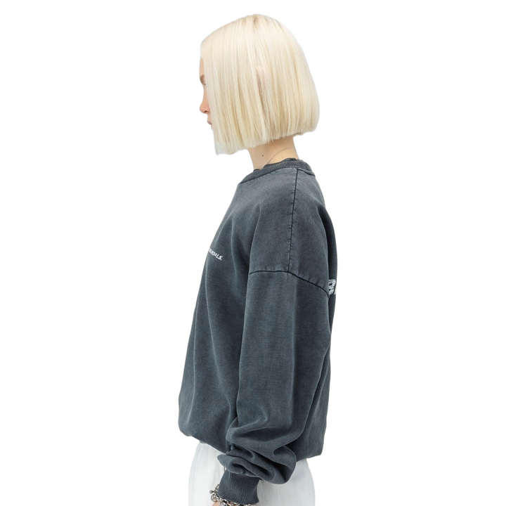 Beyond Medals Distressed Logo Crewneck