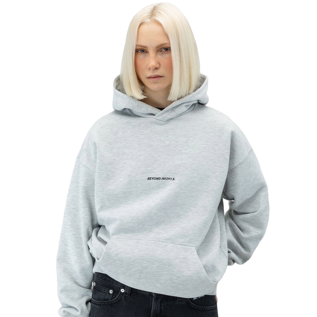Beyond Medals Distressed Logo Hoodie