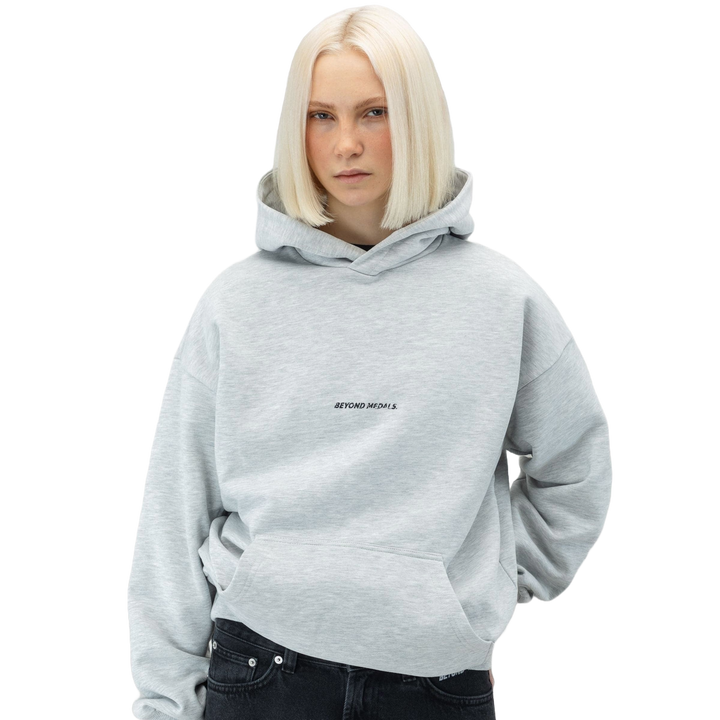 Beyond Medals Distressed Logo Hoodie