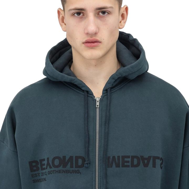 Beyond Medals Reverse Logo Zip Hoodie