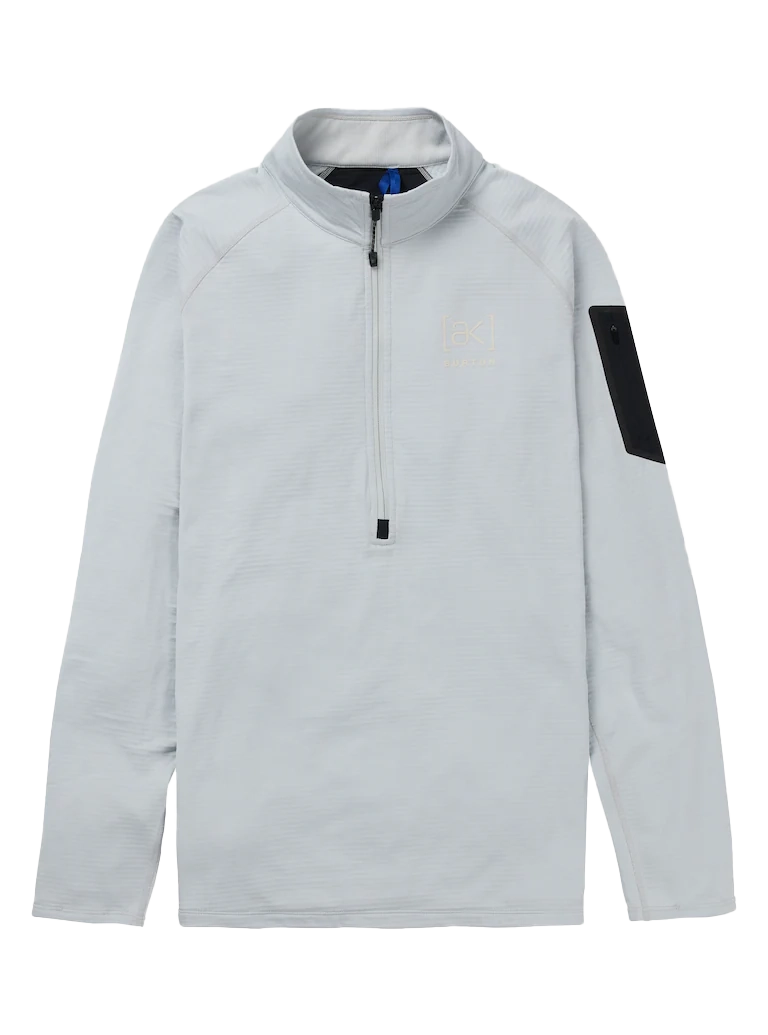 Burton [ak] 2025 Helium Grid 1/2 Zip Fleece – ESS Board Store