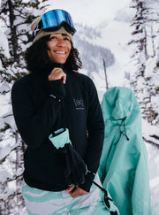 Burton [ak] 2025 Helium Grid 1/4 Zip Womens Fleece