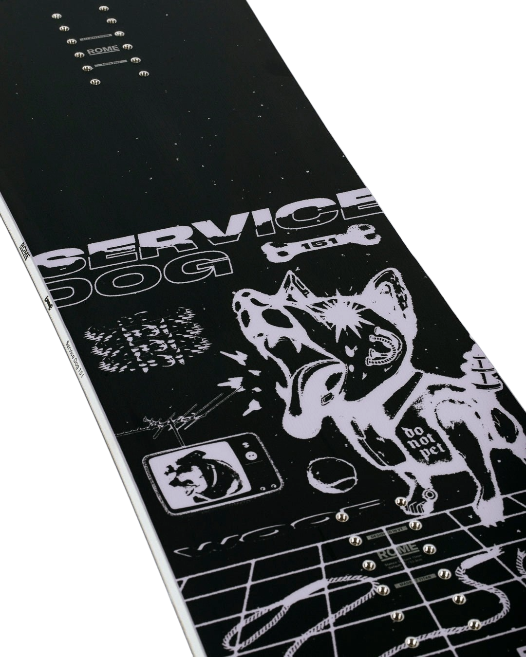 Rome 2026 Service Dog Snowboard