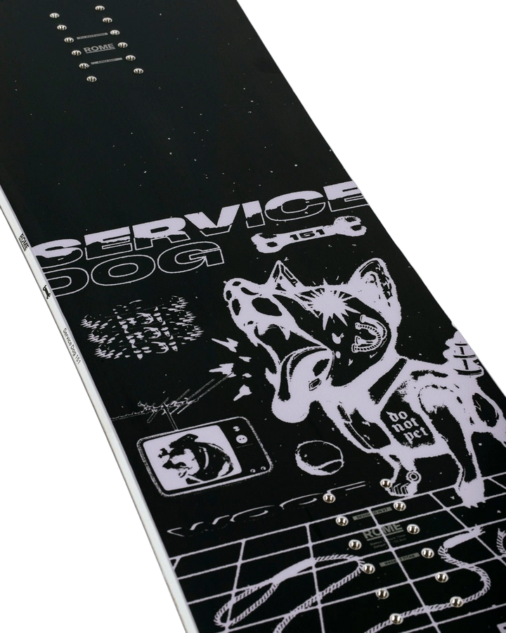 Rome 2026 Service Dog Snowboard