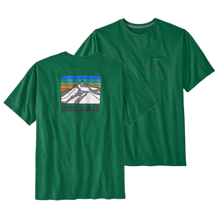 Patagonia Line Logo Ridge Pocket Tee