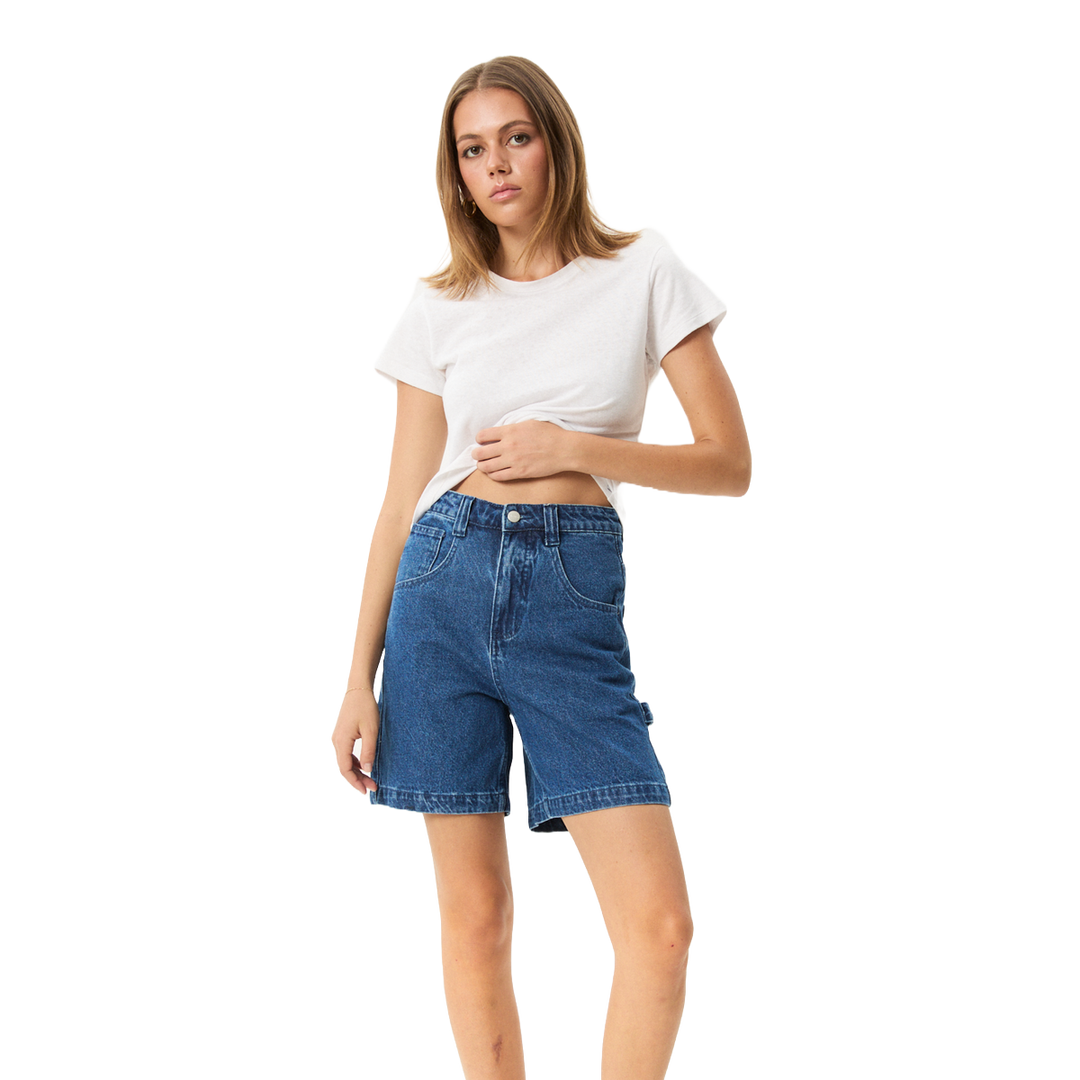 Afends Emilie Denim Womens Workwear Short