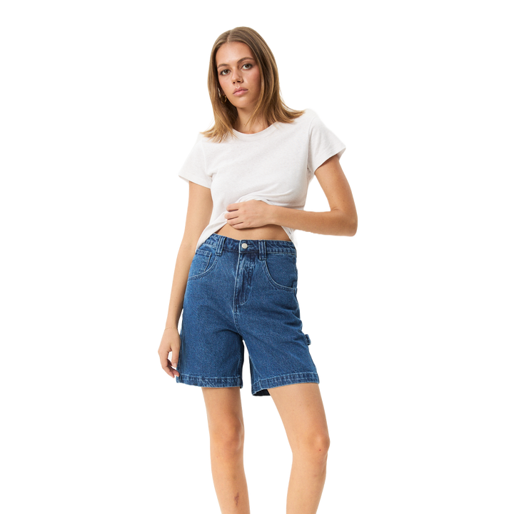 Afends Emilie Denim Womens Workwear Short