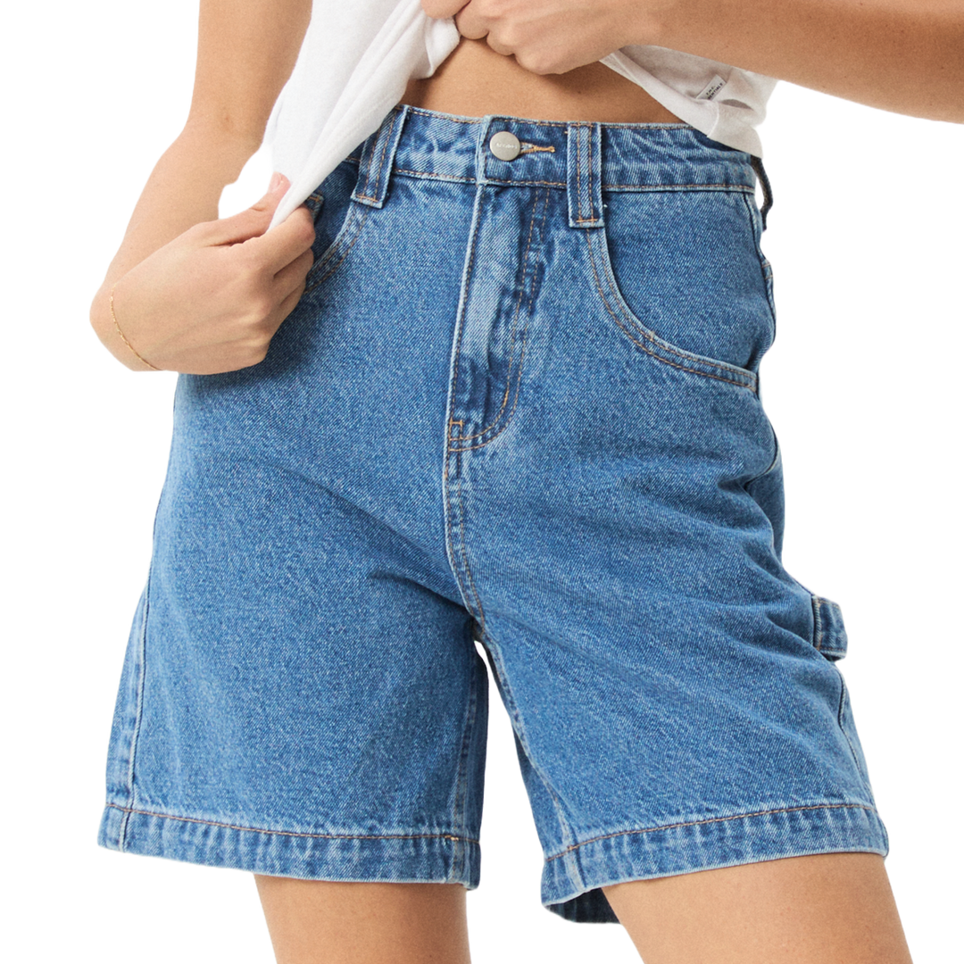 Afends Emilie Denim Womens Workwear Short