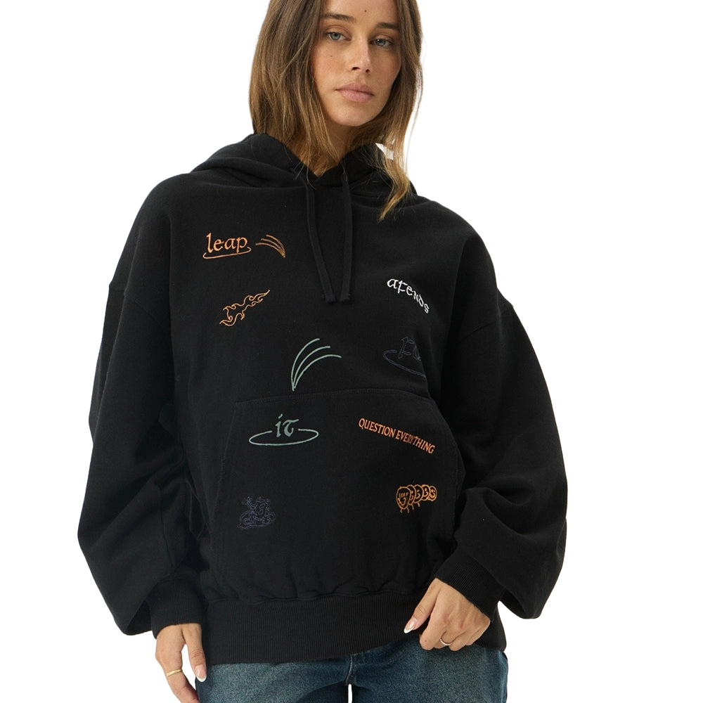 Afends Leap Boxy Pull On Hoodie