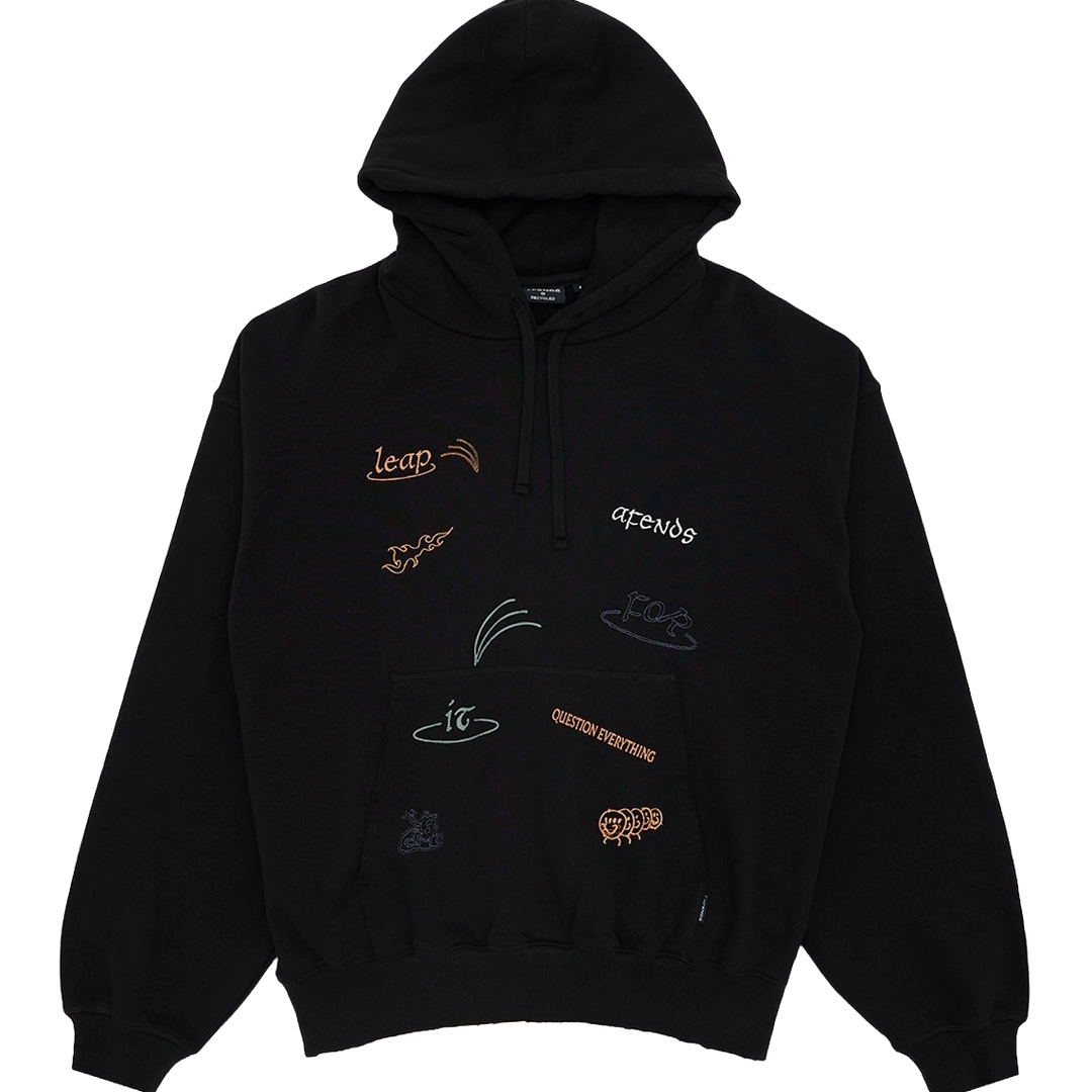 Afends Leap Boxy Pull On Hoodie