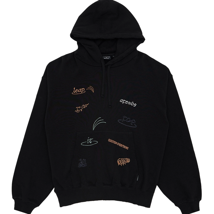 Afends Leap Boxy Pull On Hoodie
