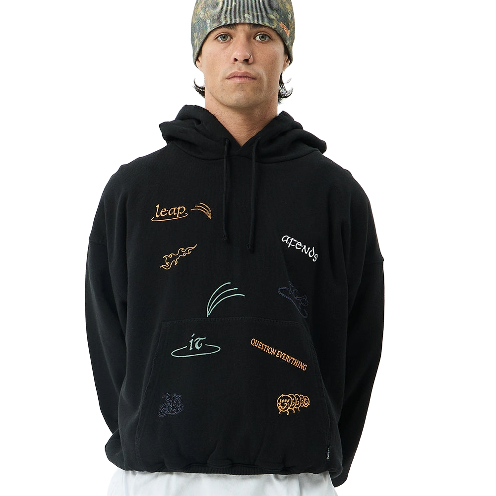 Afends Leap Boxy Pull On Hoodie