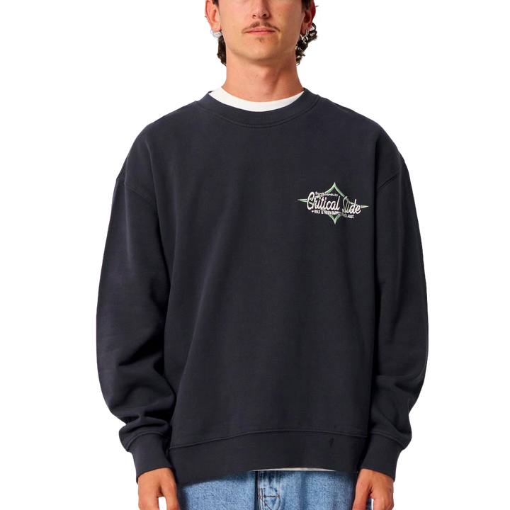 Critical Slide Waxed Crewneck