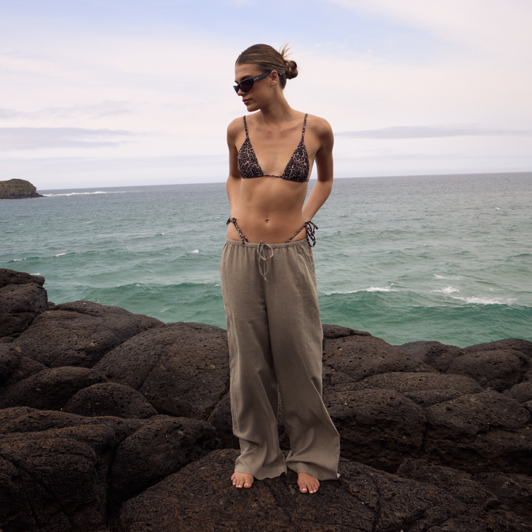 Afends Lenni Wide Leg Pant