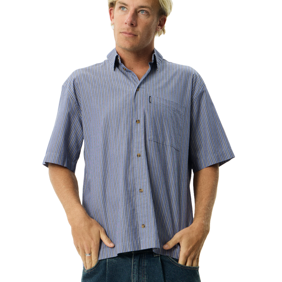 Afends Shipwreck Stripe SS Shirt