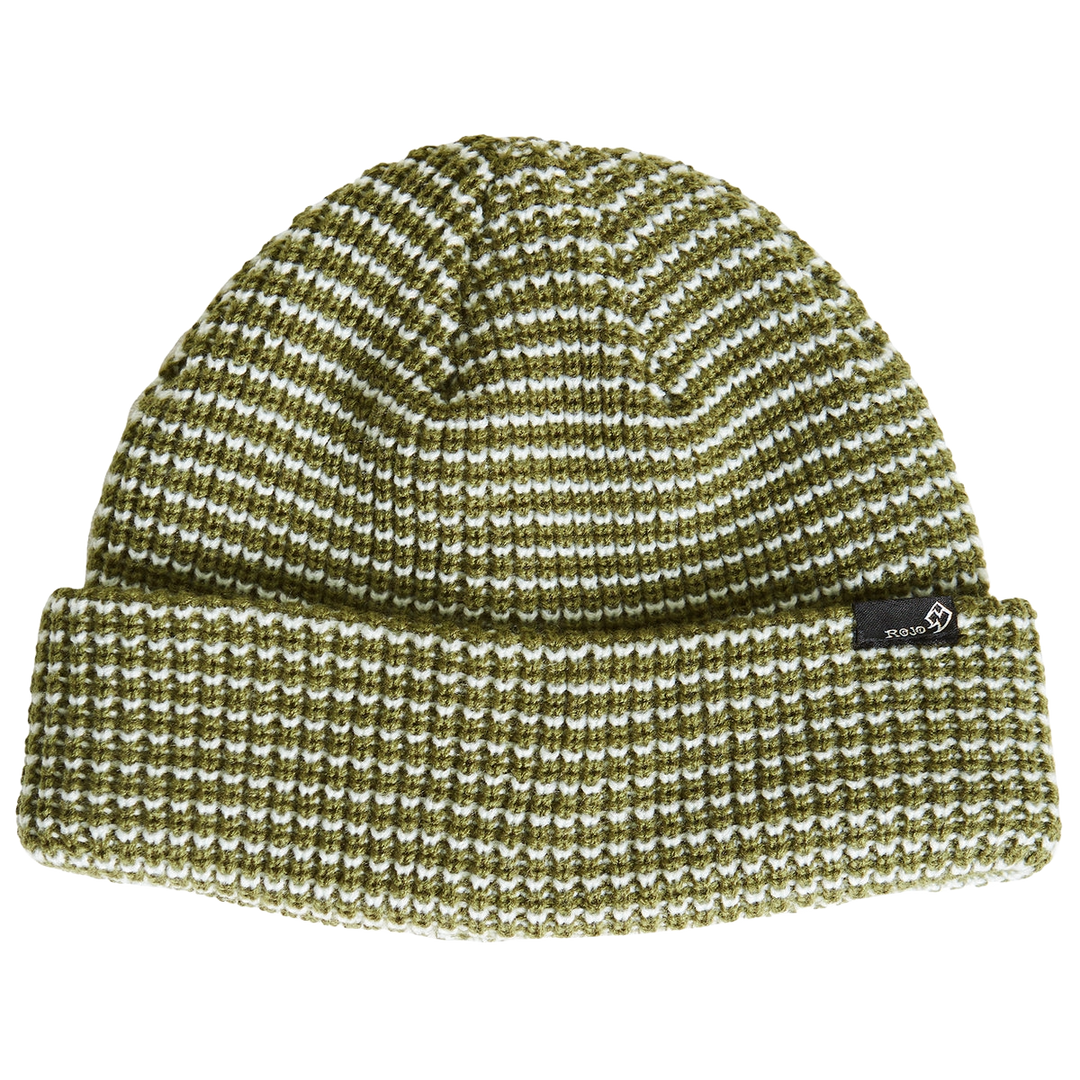 Rojo Retro Stripe Beanie