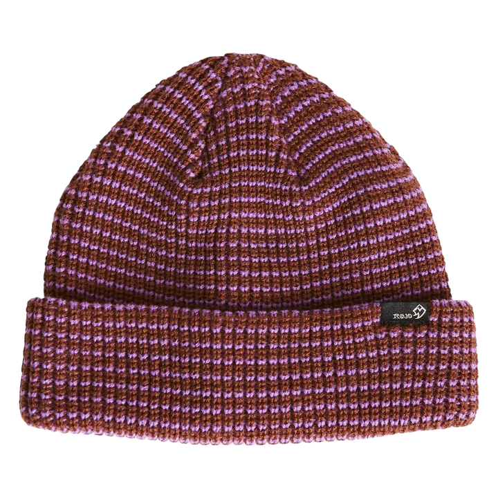 Rojo Retro Stripe Beanie