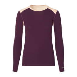 Le Bent Geo Midweight Womens Crew Base Layer