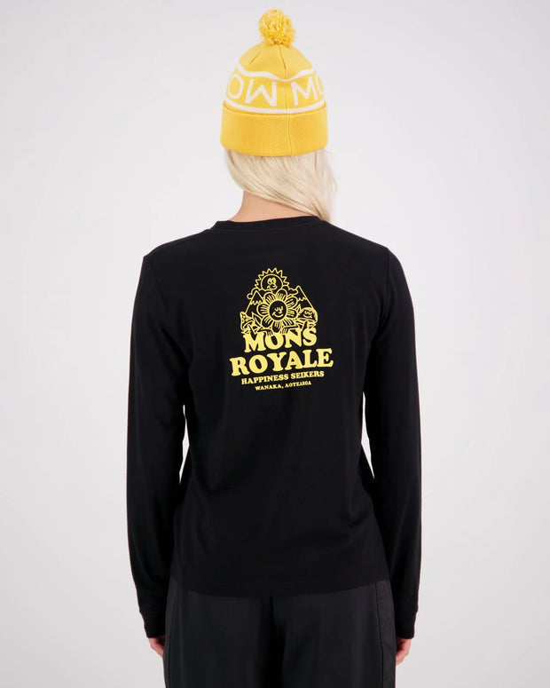 Mons Royale Icon Relaxed LS Womens Top