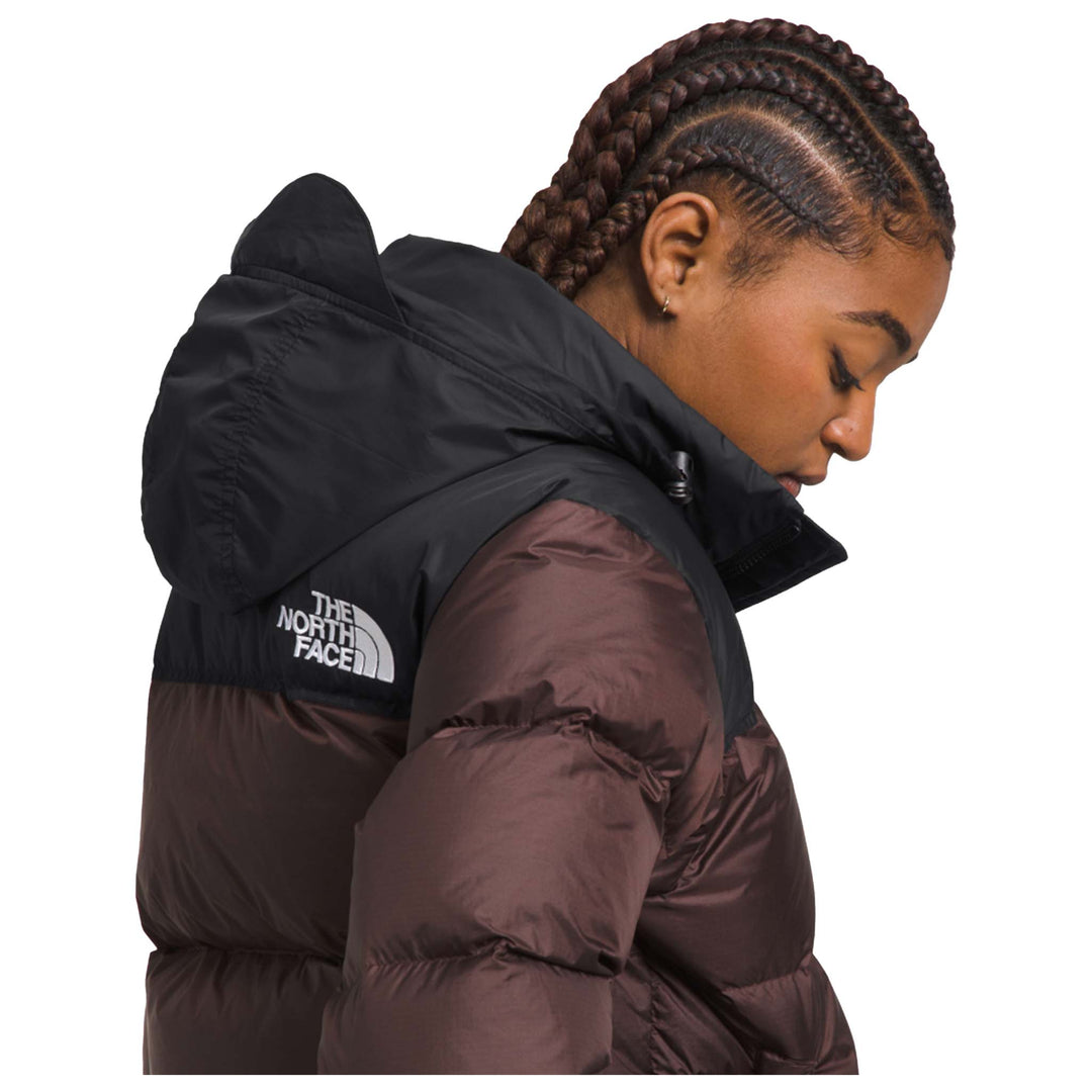 Maroon north face jacket best sale