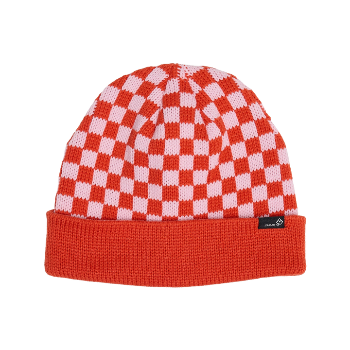 Rojo Cosy Check Beanie